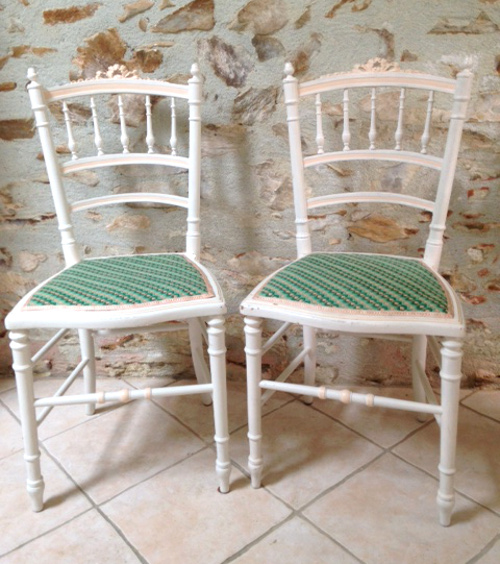 french antique Louis XVI chairs
